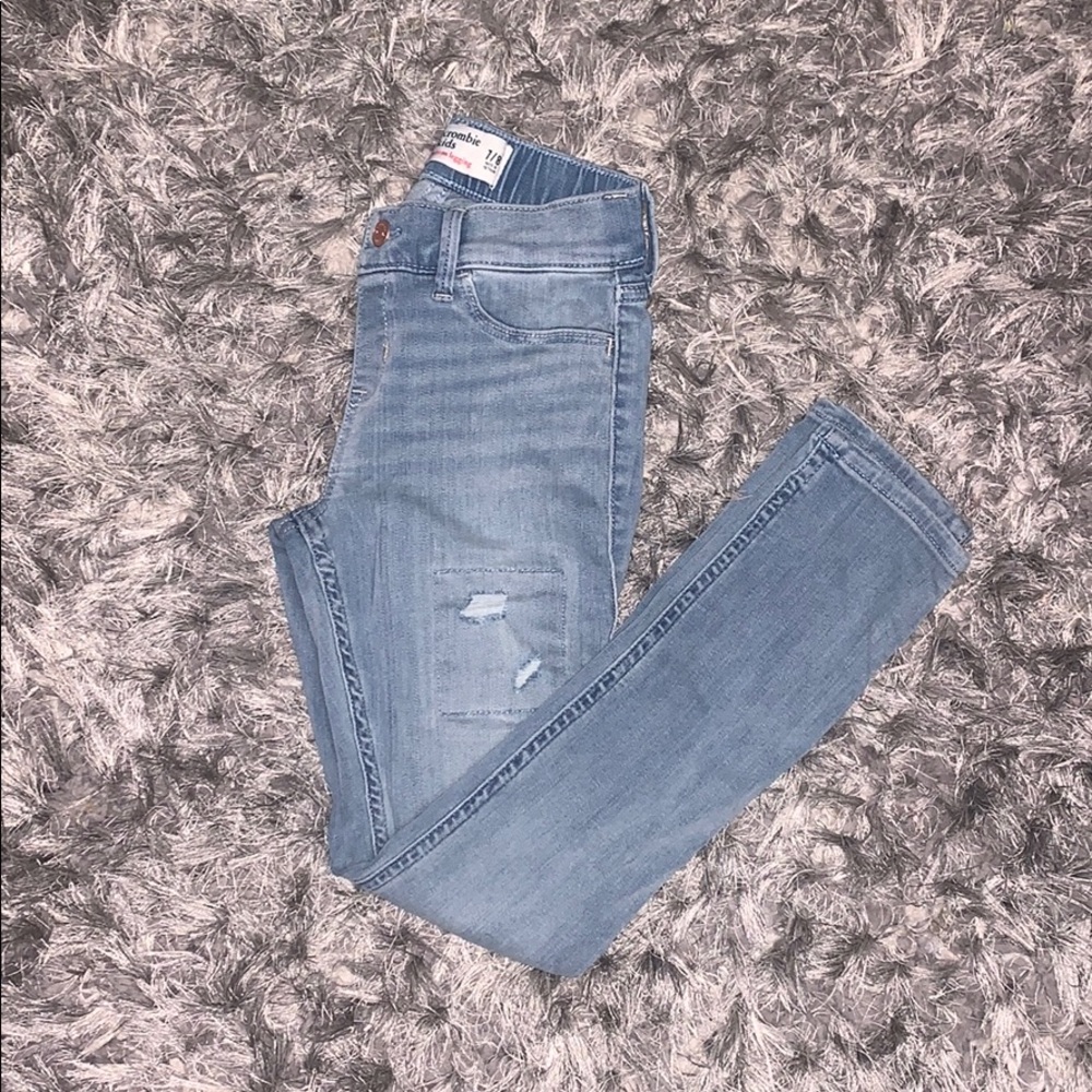 Girls pull on jean legging